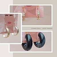 Statement Hoop Earrings Combo